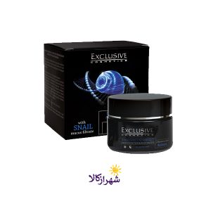 کرم ضد چروک با خواص سفت کنندگی قوی حاوی بزاق تصفیه شده حلزون +40 اکسکلوسیو EXCLUSIVE Intensively Firming Anti-Wrinkle Cream With Snail Mucus Filtrate +40